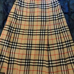 COPY - Plaid Skirt 100% Wool